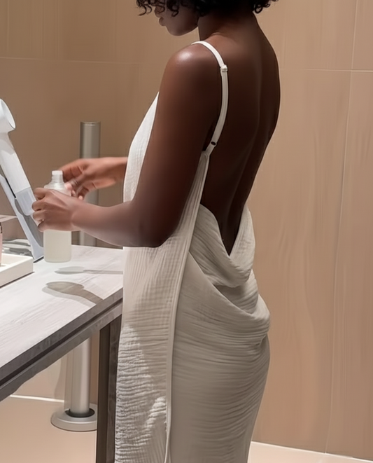 Eclipse Draped Bathrobe